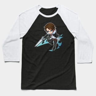 Squall Leonhart Chibi FF8 Fanart Baseball T-Shirt